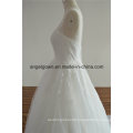 Ivory Puff Ball Gown Wedding Dress for Fat Woman